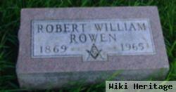 Robert William Rowen