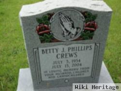 Betty J Phillips Crews