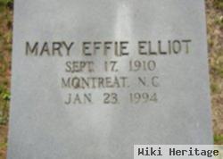 Mary Effie Elliot