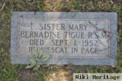 Sr Mary Bernadine Tigue