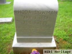 Rhoda Alice Marshall Bowman