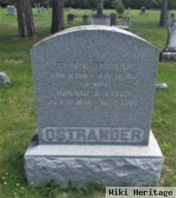 Hannah A. Baker Ostrander