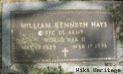 Pfc William Kenneth Hays