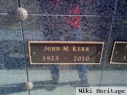 John M Kerr