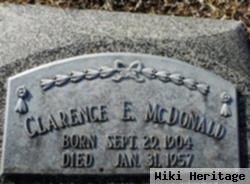 Clarence E Mcdonald