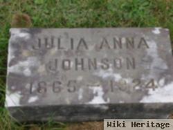 Julia Ann Whittaker Johnson