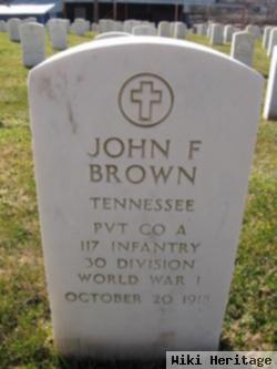 John F Brown