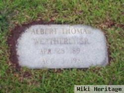 Albert Thomas Weatherly, Sr