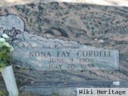 Nona Fay Cordell