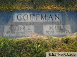 Walter E Coffman