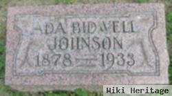 Ada Marietta Bidwell Johnson