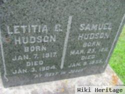 Letitia C. Burnett Hudson