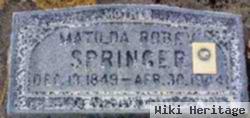 Matilda Robey Springer