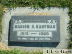 Marion B Bailey Kaufman