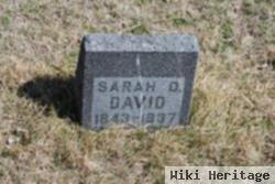 Sarah D David