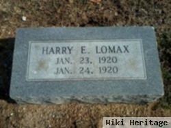 Harry E Lomax