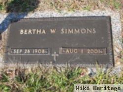 Bertha Rosann Wilson Simmons