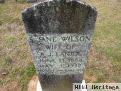 Sarah Jane Wilson Lanier