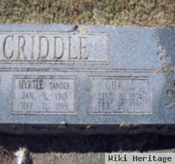 Oda J. "o.d." Criddle