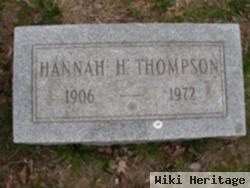 Hannah H Thompson