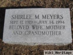 Shirlee M Meyers