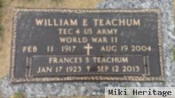 William E Teachum