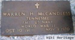 Warren H Mccandless