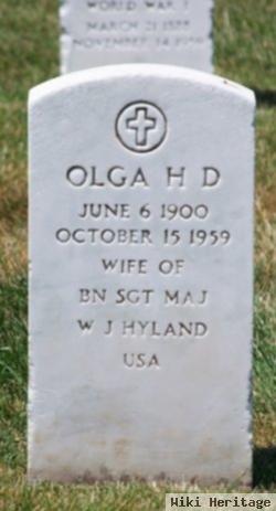 Olga H D Hyland