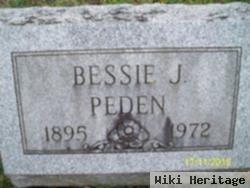 Bessie J Peden