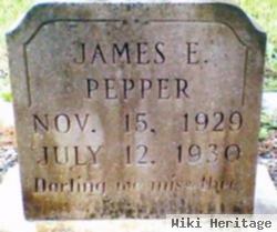 James E Pepper