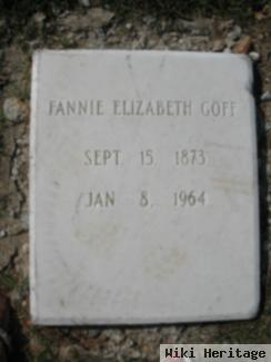 Fannie Elizabeth Goff