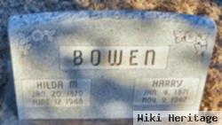 Hilda M Bergmark Bowen