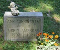 Ann Cunningham Ambrose