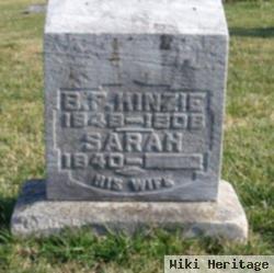 Sarah E Skinner Kinzie