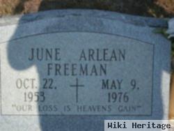 June Arlean Freeman