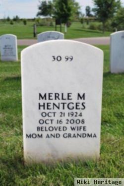 Merle Maxine Newville Hentges