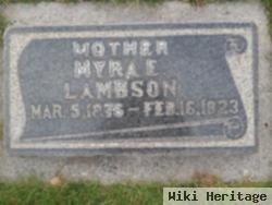 Myra Selsa Jones Lambson