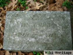 Benjamin Albert Manes