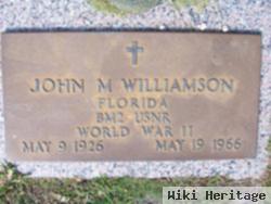 John M Williamson