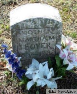 Martha M. Miller Boyer