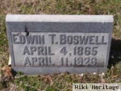 Edwin T Boswell