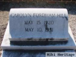 Carolyn Fordham Hill