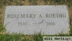 Rosemary A Spaeth Roedig