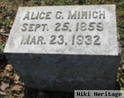 Alice C Gilbert Minich