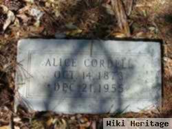 Alice Cordell