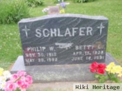 Philip William "shorty" Schlafer