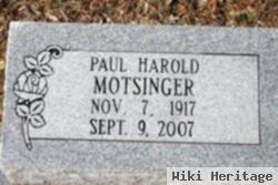 Sgt Paul Harold Motsinger