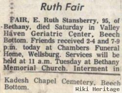 Edna Ruth Stansberry Fair