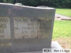 Naomi Williams Rhodes