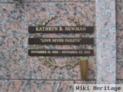 Kathryn B. Newman